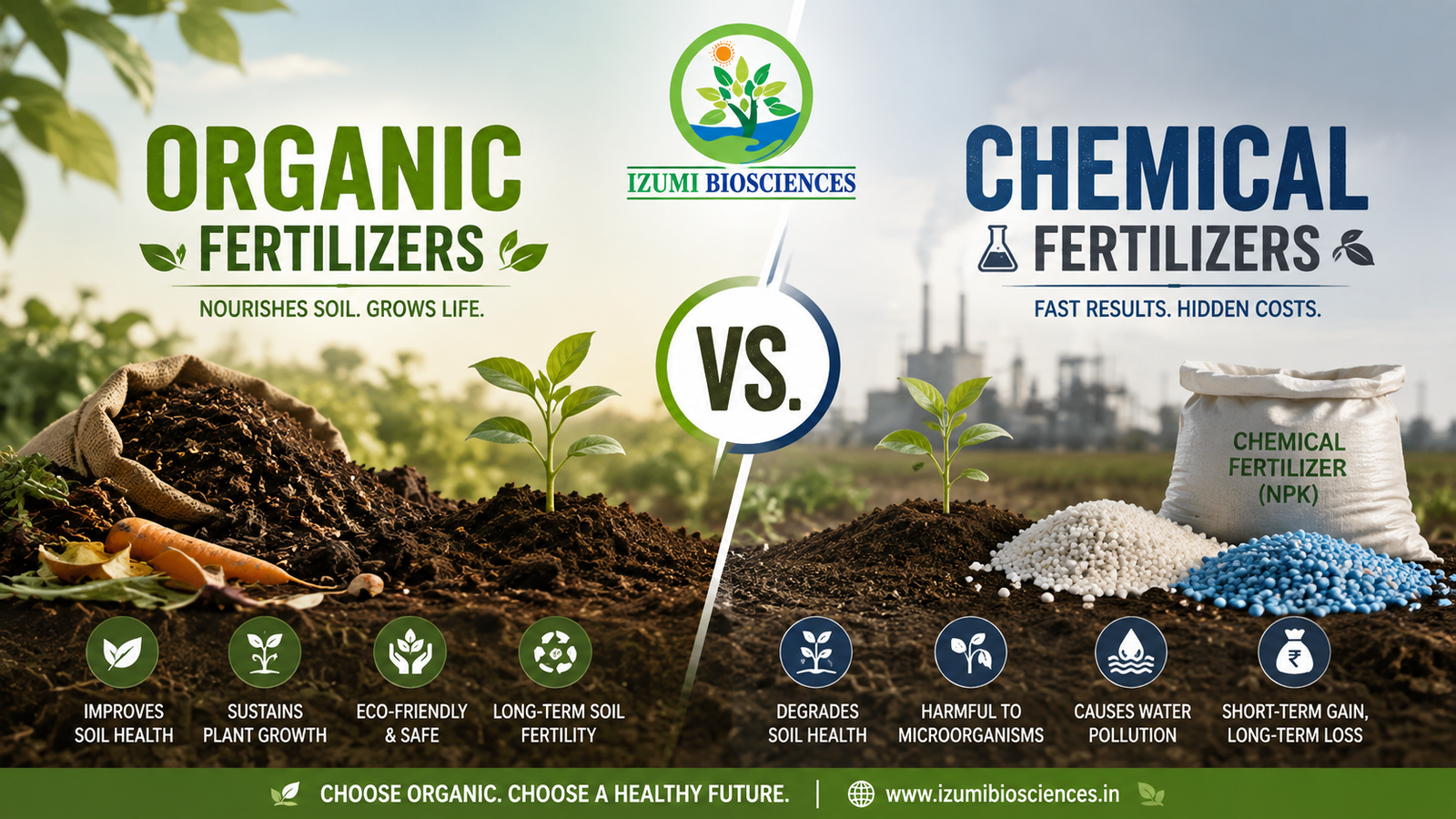 Organic vs chemical fertilizer